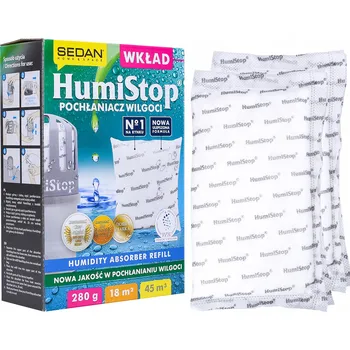 Vrták HUMISTOP > NÁHRADNÍ NÁPLŇ DO POHLCOVAČE VLHKOSTI SEDAN ORIGINÁLNÍ