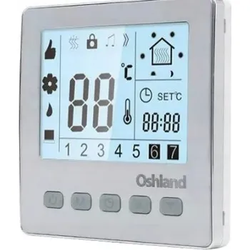 Pokojový termostat Oschland s týdenním programem 16A