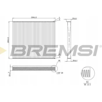 Kabinový filtr KABINOVÝ FILTR ALFA ROMEO GIULIETTA 1.4 04.11-12.20 71775822