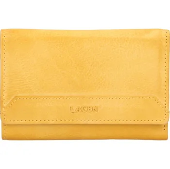 Peněženka Dámská kožená peněženka Lagen LG11/D žlutá