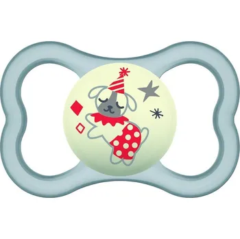 dudlíky Dudlík symetrický silikonový 6 m +