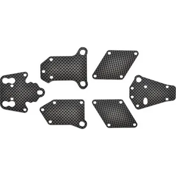 RC náhradní díl Serpent Chassis inserts carbon SRX8 GT V2 (SER601268) - expresní doprava