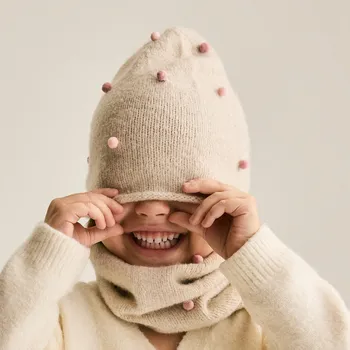 Čepice Reserved - Žerzejová čepice s aplikací - tělová - 860GT-02X - 860GT-02X-R6