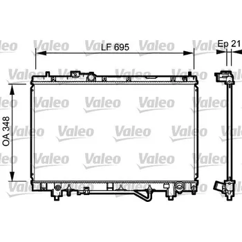 Chladič motoru Chladič, chlazení motoru VALEO 732420