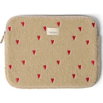 brašna na notebook STUDIO NOOS Pouzdro na notebook 13" Ecru Teddy Hearts