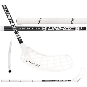 Florbalová hůl Unihoc Epic Composite 29 bílá/černá 100 cm P