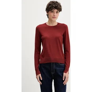 Dámský svetr Svetr Sisley dámský, červená barva, 102HM100F 92X, vel. S