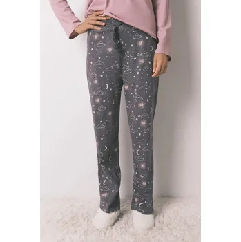 Dámské noční prádlo Bavlněné pyžamové kalhoty women'secret 3702282 šedá 90X, vel. M