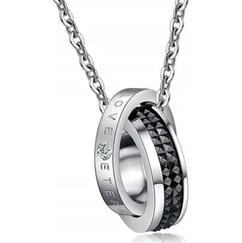 Náhrdelník NÁHRDELNÍK VĚČNÁ LÁSKA PÁNSKÝ PRO ZAMILOVANÉ OCEL 316L