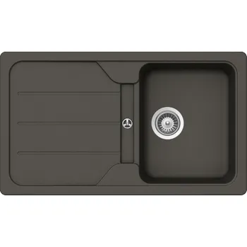 Granitový dřez Schock FORMHAUS D-100 Asphalt horní montáž FOMD100AGAS