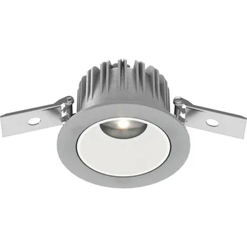 Bodové svítidlo Deko-Light vestavné bodové svítidlo - Tarvos 68, 7 W, DALI, 3000 K, světlešedá 565495