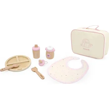 Dřevěná hračka Dřevěný set pro krmení panenek Viga Barva: multicolor