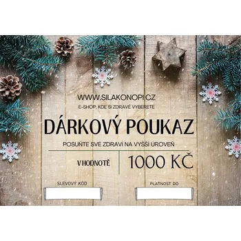 CBD Dárkový poukaz na 1000Kč