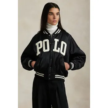 Pánský bomber Bomber bunda Polo Ralph Lauren, XS, černá, 99X