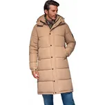 Ombre pánská prošívaná bunda odepínací kapuce OM-JALJ-0190 velikost M