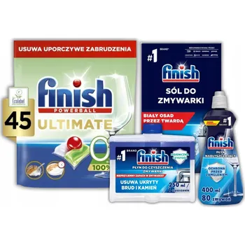 Tableta do myčky Kapsle do myčky Finish Ultimate 0% 45 ks sada ks kusů