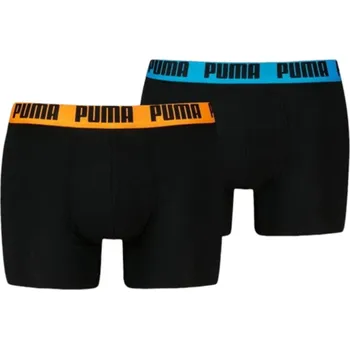 Boxerky PUMA PÁNSKÉ BOXERKY SLIPY BOXER 2 KS ČERNÉ vel. L