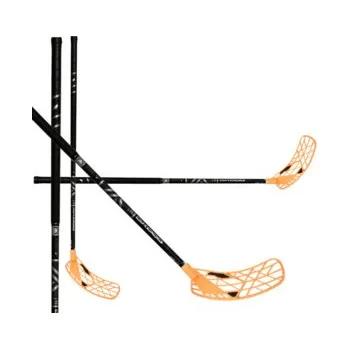 Florbalová hůl Oxdog Ultralight Hes AP FSL round 27 S MBC2 Florbalová hůl černá / stříbrná, Pravá (pravá ruka dole), 101cm (=111cm)