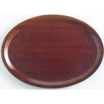 TOMGAST Podnos Mykonos protiskluzový oválný, 21 x 29 cm