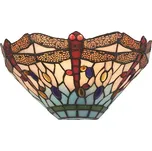 Searchlight 1283-17 - Tiffany nástěnné svítidlo DRAGONFLY 1xE14/60W/230V