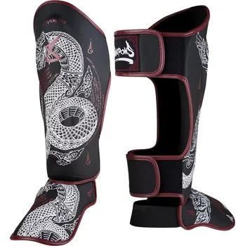 Chránič nohou Chrániče holení 8 WEAPONS Sak Yant NAGA - černé Velikost: XL