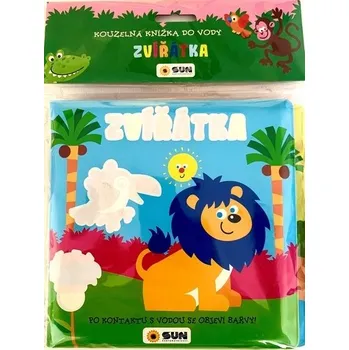 Leporelo Zvířátka Kouzelná knížka do vody -