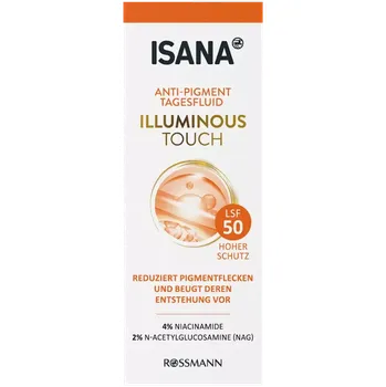 Pleťový krém ISANA Denní fluid Illuminous Touch Anti-pigment SPF 50 30 ml