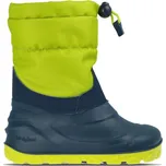 CRAVE SNOWSTORM Navy/Lime | Dětské zimní zateplené boty - 27