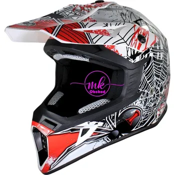 Helma na motorku HELMA H325 červená - S