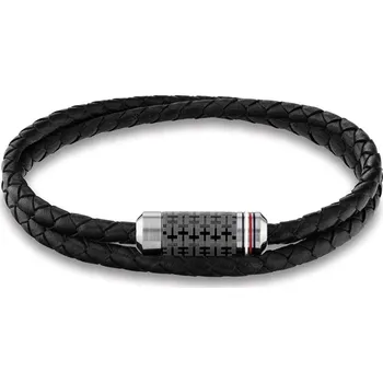 Náramek Tommy Hilfiger Dvojitý kožený náramek pro muže 2790327 + 2 měsíce na vrácení zboží