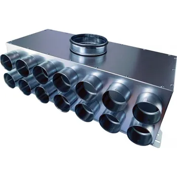 Vzduchotechnické potrubí Rozdělovač jednostranný dvojřadý 14x75/160