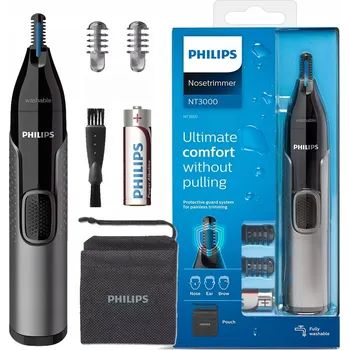 Holicí Strojek Philips Zastřihovač strojek na chloupky v uších, nose a obočí + pouzdro