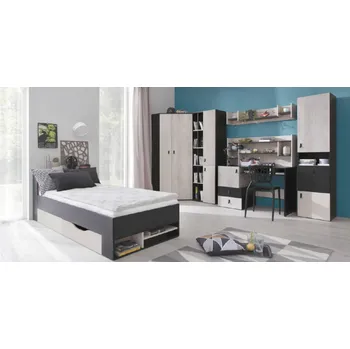 Dětský pokoj Meblar Dětský pokoj Planet D s postelí 90 x 200 cm Cenová skupina: Odstín dřeva