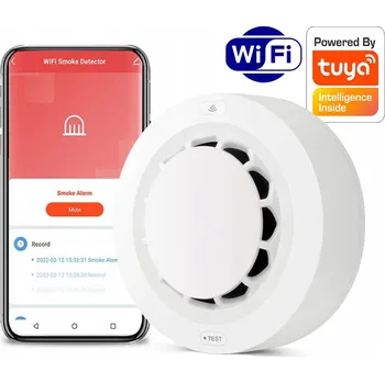 IP kamera Hlásič kouře RTX s akustickým alarmem, WiFi, napájení na baterie