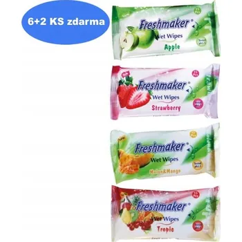 Hygienický ubrousek FRESHMAKER osvěžující ubrousky a15 x4 OVOCNÉ, ideální do kabelky