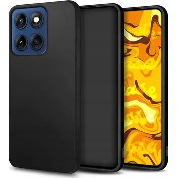 Pouzdro na mobilní telefon Zadní Kryt Hello Case pro Motorola, Edge 60 Fusion, Edge 60 Pro, černý