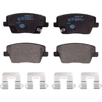 Brzdová destička Sada brzdových destiček, kotoučová brzda HELLA 8DB 355 039-431