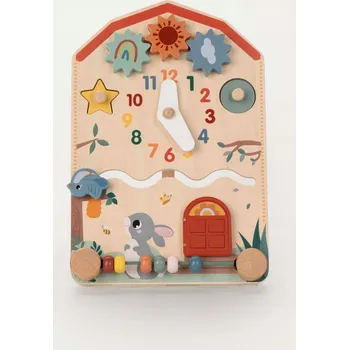 Dřevěná hračka Dřevěná Vzdělávací Tabule Hodiny pro Učení Dětí Mokida