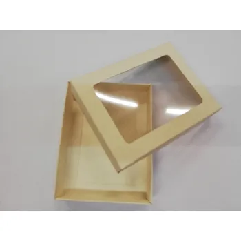 Dárková krabička Papírová dárková krabička z lepenky - bílá - 2,5x14x10,5 cm