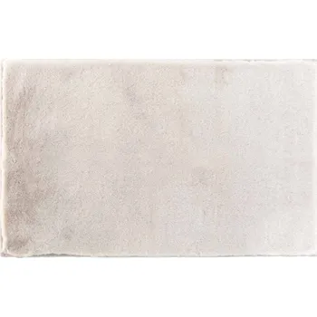 Koberec KOBEREC OBDÉLNÍKOVÝ MĚKKÝ DO OBÝVÁKU LOŽNICE MALÝ S VLÁKNY 60x90 BÉŽOVÝ