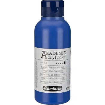 Vodová barva Schmincke Akademie Akrylová barva 443 Cobalt Blue Hue Deep 250 ml 1 ks