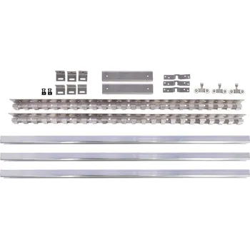 Posuvná hřebenová lišta pro lamelové clony, nerez, 100 cm