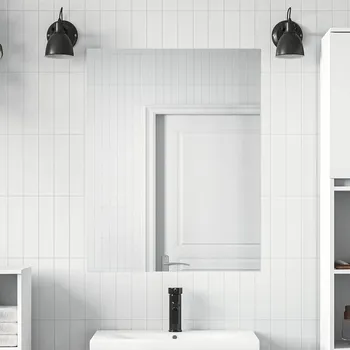 Okenní dekorace vidaXL Zrcadlová fólie 2 pcs Stříbrná PET [3394636]