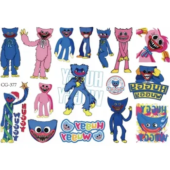 Odstranitelné tetování Dětské dočasné tetování - HUGGY WUGGY (C) (Značka: TAKARA TOMY)