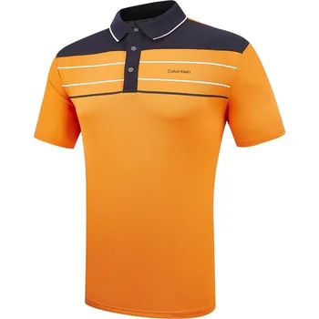 Pánské tričko Calvin Klein Golf Calvin Klein Golf ORGANIC Pánské polo ORANGE velikost - M, L,