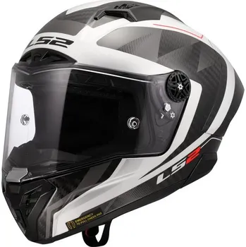 Helma na motorku LS2 Helmets LS2 FF805 THUNDER GP AERO RAUTE WHITE GREY-06 - XXL
