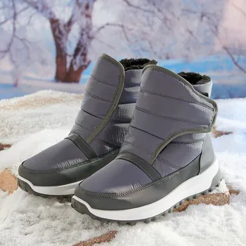 Dámská zimní obuv Sněhule Elfi černá šedá 38