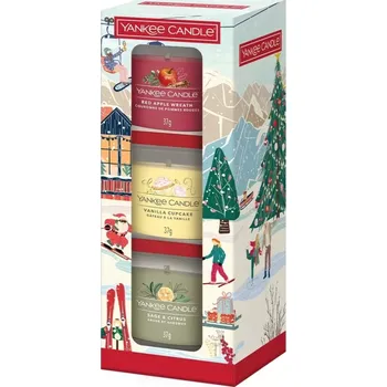 Svíčka Vánoční sada votivních svíček ve skle Yankee Candle 3x37g - posl. 1ks