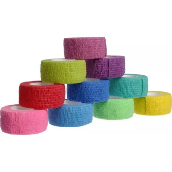 Tejpovací páska Samodržící elastické obínadlo 2,5 cm x 4,5 m Barva: Tmavě modrá Samodržící obínadlo 2,5 cm x 4,5 m