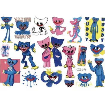 Odstranitelné tetování Dětské dočasné tetování - HUGGY WUGGY (D) (Značka: TAKARA TOMY)